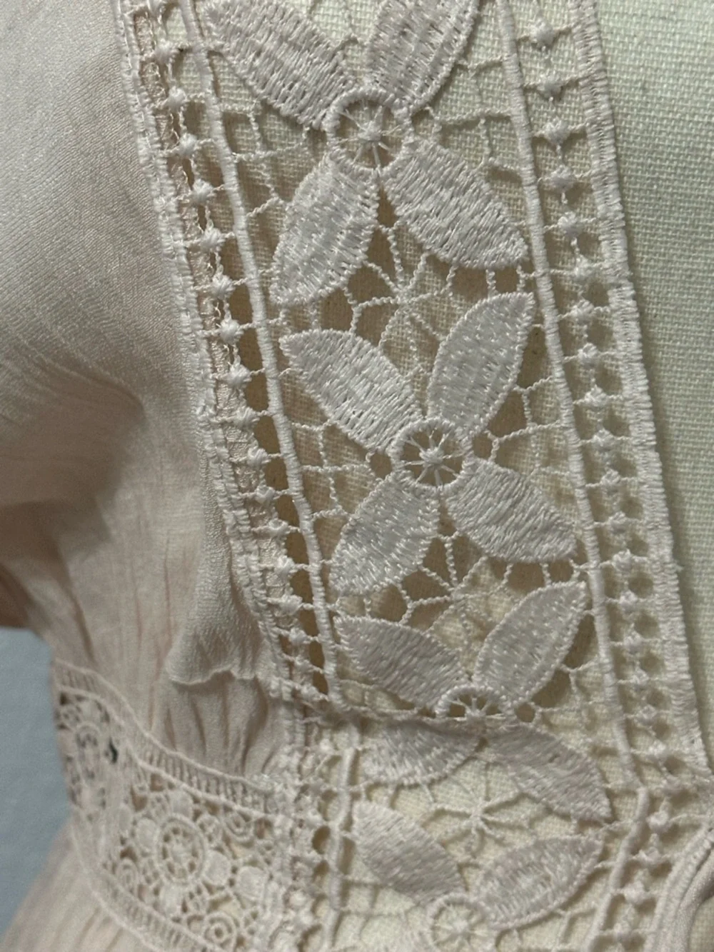 Love Tree Womens Size S Kimono Duster Cover Up Lace Resortwear Beachy Coastal - Picture 5 of 12